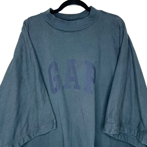 Yeezy Gap Oversized Dove Graphic Top XXL Black Boxy Fit Heavyweight Cotton - Picture 2 of 9